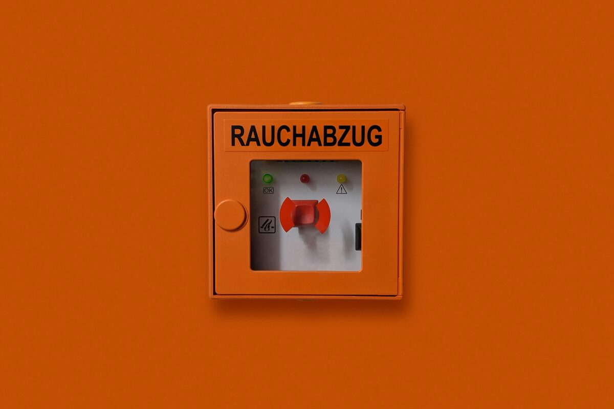 Rauchabzug-Auslöseeinrichtung zur manuellen Auslösung einer RWA-Anlage